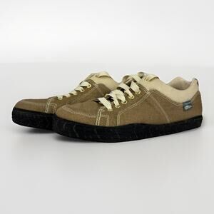 Simple Shoes EcoSneaks Hemp Canvas Sneakers Tan Low Top Men’s‎ 8.5 Retro 90s Y2K